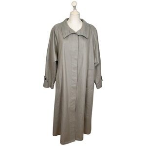 London Fog Women's Vintage Taupe Trench Coat